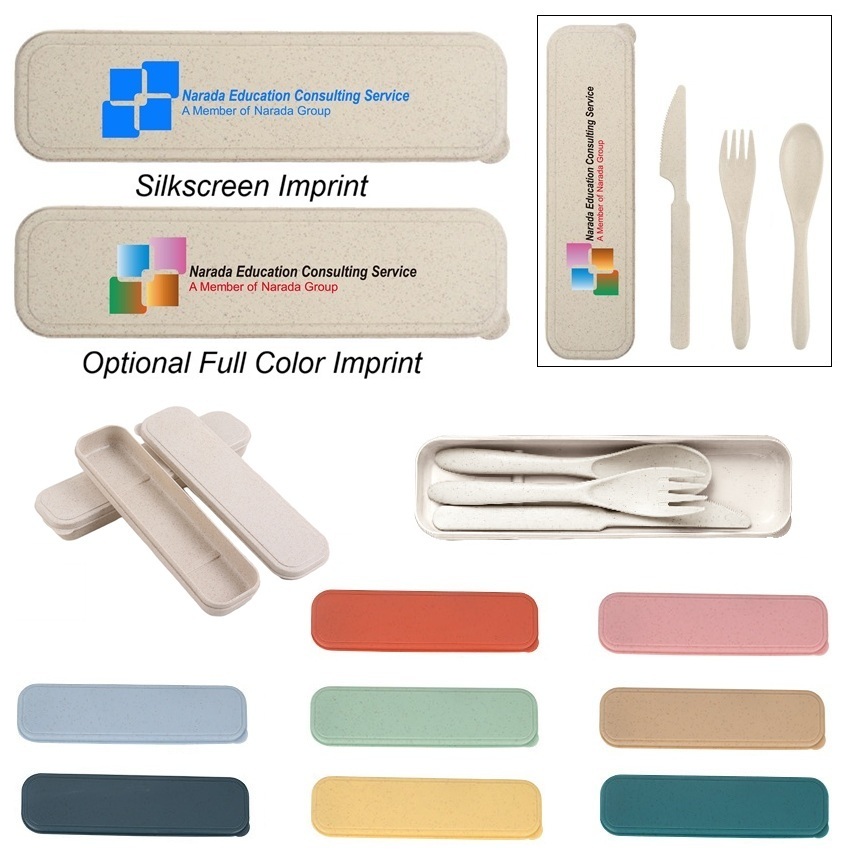 Wheat Straw Utensil Set