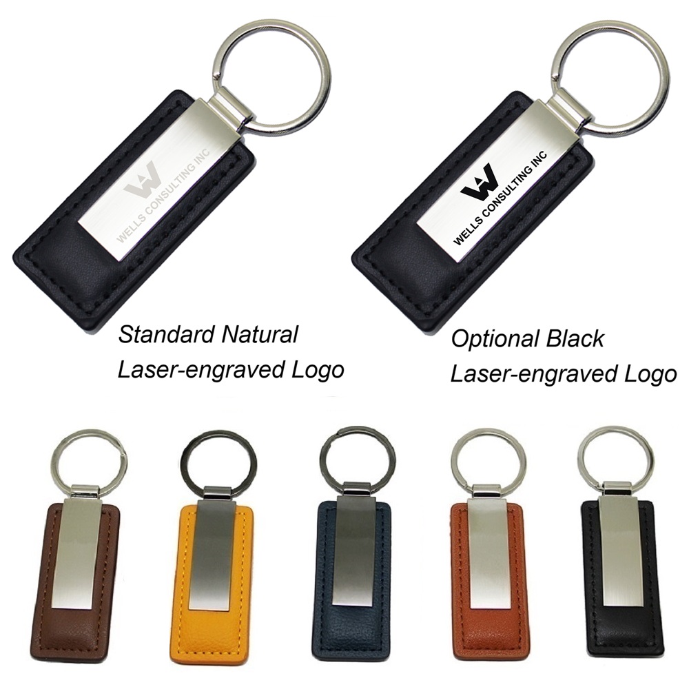 Leatherette Key Tags