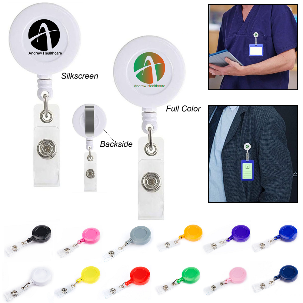 Retractable Badge Holder with Slip Clip 