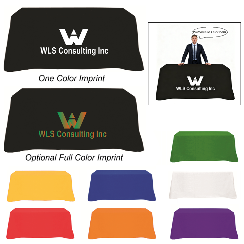 Serged Value Closed-Back Table Throw