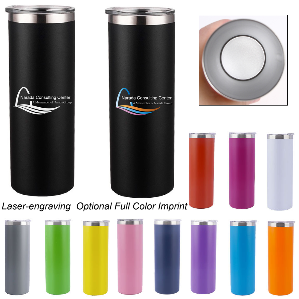 Straight Stinless steel Vacuum Insulated Tumbler