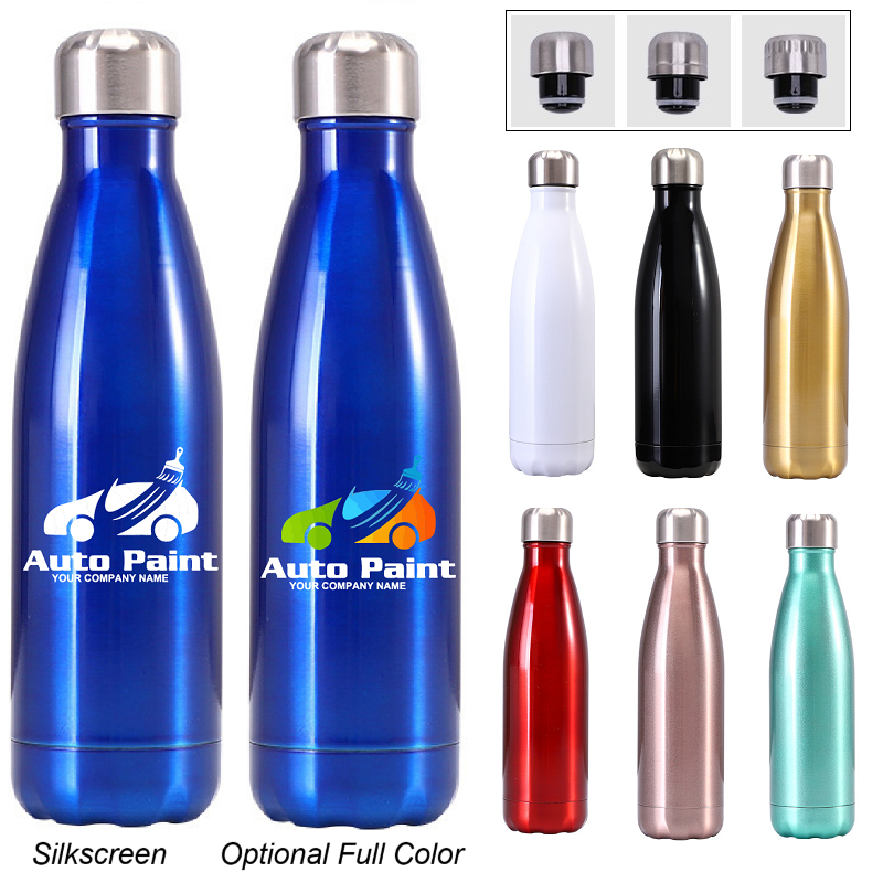 17-oz Vacuum Insulated Bottle-Glossy Finish