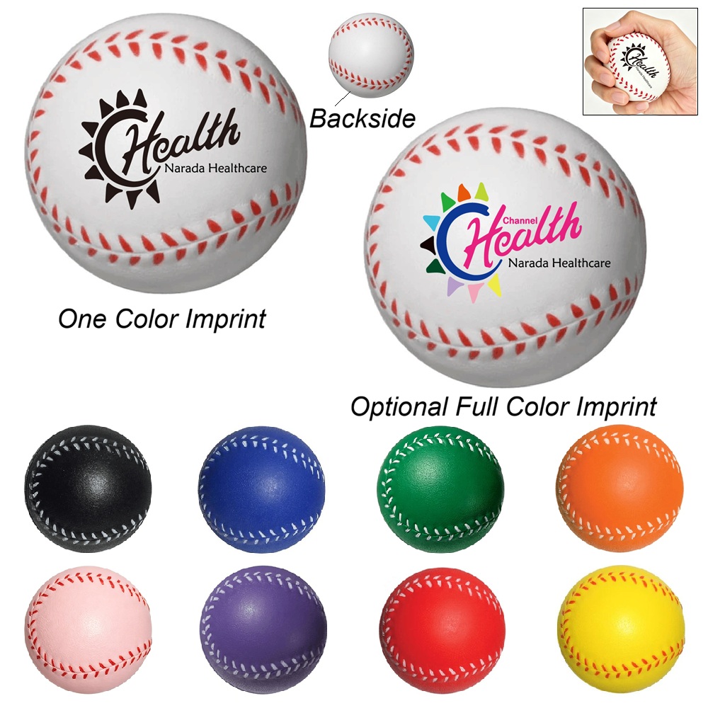 LJS0094-Baseball Shape Stress Reliever